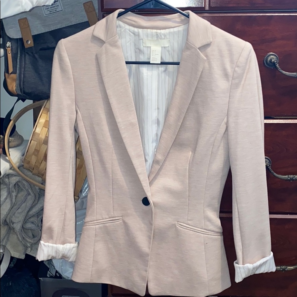 H&M pink coat